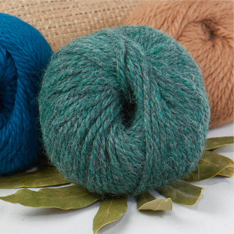 Alpawool® Baby 50 Bulky HF275 - 6x50g Alpaca Wool Emerald Melange