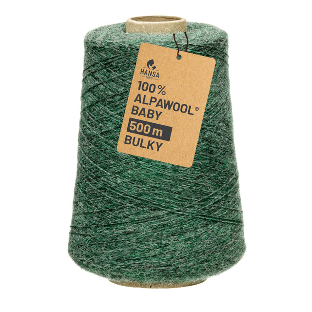 Alpawool® Baby 50 Bulky HF275 - 500g Alpakawolle Kone Smaragd Melange