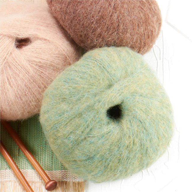 Alpawool® Baby Brushed HF283 - 4x50g Alpaca Wool Linden Blossom Melange