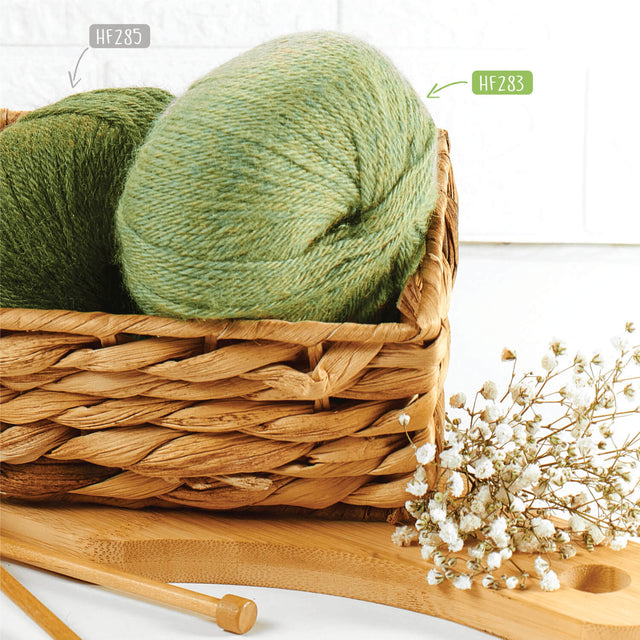 Alpawool® Baby 150 Sport HF283 - 6x50g Alpakawolle Lindenblüte Melange