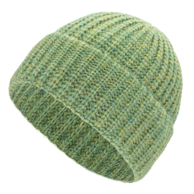 ALPAWOOL® Baby Big & Light Damen und Herren Mütze Lindenblüte Melange (HF283)
