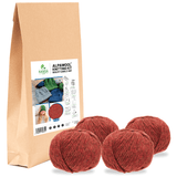 ALPAWOOL® Baby 50 Strick-Set Mütze Herbstlaub Melange HF158