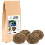 ALPAWOOL® Baby 50 Strick-Set Mütze Braun NFA06