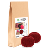 ALPAWOOL® Baby 100 Strick-Set Mütze Weinrot Melange HF179