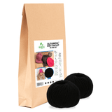 ALPAWOOL® Baby 100 Strick-Set Mütze Schwarz NFA15