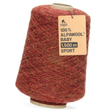 Alpawool® Baby 150 Sport HF158 - 500g Alpakawolle Kone Herbstlaub Melange