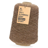 Alpawool® Baby 150 Sport NFA06 - 500g Alpakawolle Kone Braun