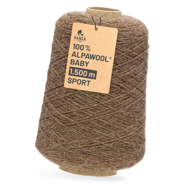 Alpawool® Baby 150 Sport NFA06 - 500g Alpakawolle Kone Braun