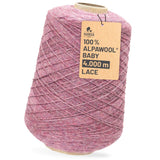 Alpawool® Baby 400 Lace HF197 - 500g Alpakawolle Kone Beere Melange