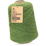 Alpawool® Baby 400 Lace HF285 - 500g Alpakawolle Kone Mittelgrün Melange