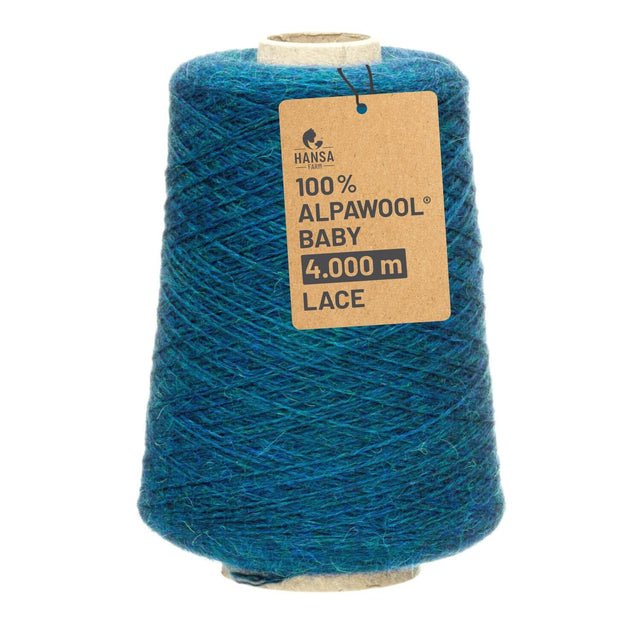 Alpawool® Baby 400 Lace HF259 - 500g Alpakawolle Kone Deep Ocean Melange