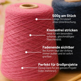 Alpawool® Baby 50 Bulky HF243 - 500g Alpakawolle Kone Grau-Grün Melange
