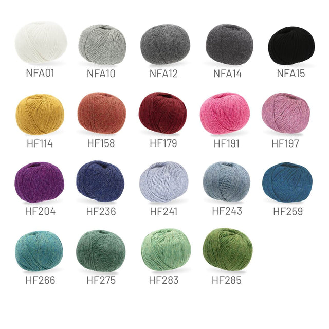 Alpawool® Baby 400 Lace HF283 - 4x50g Alpaca Wool Linden Blossom Melange