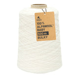Alpawool® Baby 50 Bulky NFA01 - 500g Alpakawolle Kone Natur