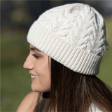 ALPAWOOL® Baby 50 bonnet femme et homme laine naturelle blanc (NFA01)