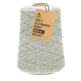 Alpawool® Baby 50 Bulky NFA09 - 500g Alpakawolle Kone Silbergrau