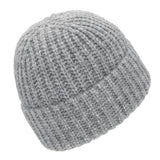 ALPAWOOL® Baby Big & Light Damen und Herren Mütze Hellgrau (NFA10)