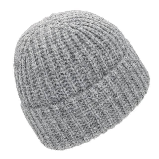 ALPAWOOL® Baby Big & Light Damen und Herren Mütze Hellgrau (NFA10)