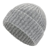 ALPAWOOL® Baby Big & Light Damen und Herren Mütze Hellgrau (NFA10)
