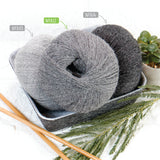 Alpawool® Baby 400 Lace NFA12 - 4x50g Alpaca Wool Dark Grey