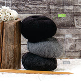 Alpawool® Baby 200 Fingering NFA15 - 6x50g Alpaca Wool Black