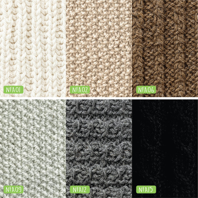 Alpawool® Baby 100 DK Mix - 6x50g Alpakawolle Natur Mix-Set