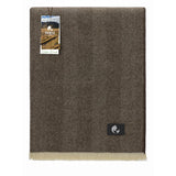 Baby Alpaka Plaid Decke Chocolate Weave