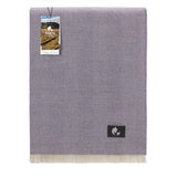 Baby Alpaka Plaid Decke Wild Lavender Weave