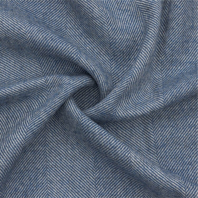 Baby Alpaka Plaid Decke Sky Blue Weave