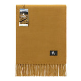 Baby Alpaka Plaid Decke Corn Gold Melange