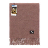 Baby Alpaka Plaid Decke Misty Rose Melange
