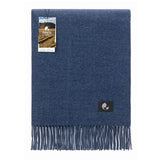 Baby Alpaka Plaid Decke Sky Blue Melange