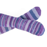 alpacare® Baby Socks waschbar Story Set - 2x112g Alpakawolle Purple Flavor