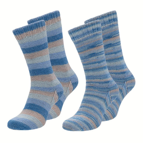 alpacare® Baby Socks waschbar Story Set - 2x112g Alpakawolle Blue Breeze