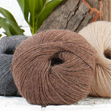 Alpawool® Royal 200 Fingering NFA06 - 4x50g Alpakawolle Braun