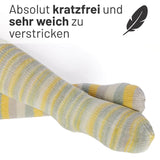alpacare® Baby Socks waschbar Story Set - 2x112g Alpakawolle Golden Hour