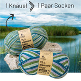 alpacare® Baby Socks waschbar Story Set - 2x112g Alpakawolle Mirror Lake
