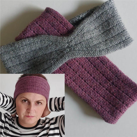 ALPAWOOL® Baby 100 Starter Kit Headband Light Grey NFA10