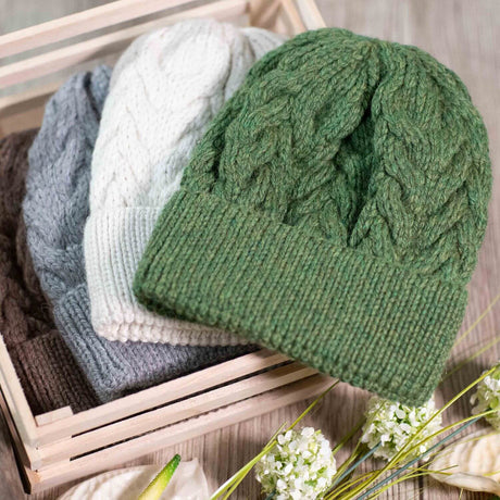 ALPAWOOL® Baby 50 Knitting Set Hat Cappuccino NFA03