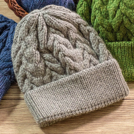 ALPAWOOL® Baby 50 Knitting Set Hat Light Grey NFA10