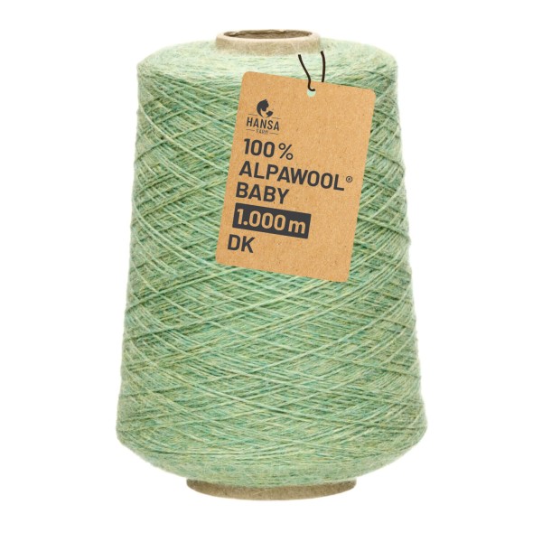 Alpawool® Baby 100 DK HF283 - 500g Alpakawolle Kone Lindenblüte Melange