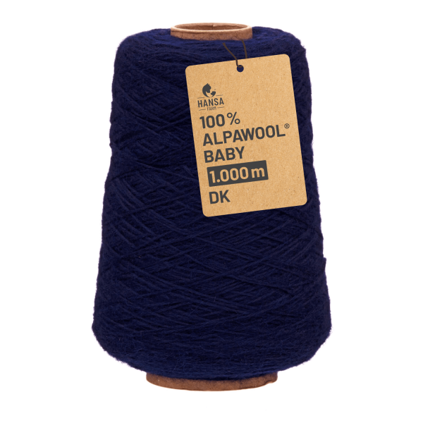 Alpawool® Baby 100 DK CF239 - 500g Alpakawolle Dunkelblau