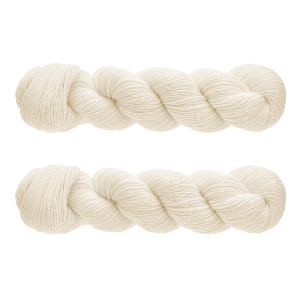100g (2x50g) Premium Cashmere Wolle 6/28 aus Italien Natur (CA01HK)