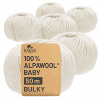 300g Baby Alpakawolle BULKY Wildsnow (CF320)