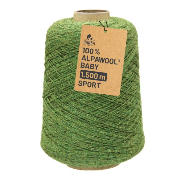 Alpawool® Baby 150 Sport HF285 - 500g Alpakawolle Kone Mittelgrün Melange
