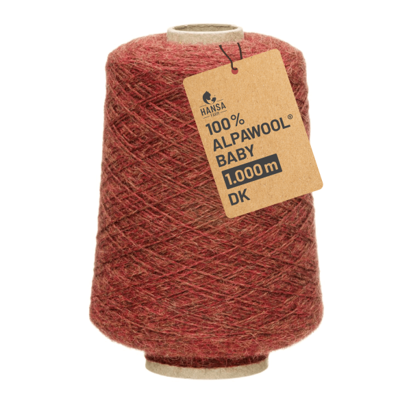 Alpawool® Baby 100 DK HF158 - 500g Alpakawolle Kone Herbstlaub Melange