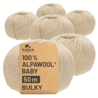 300g Baby Alpakawolle BULKY Beige (NFA02)