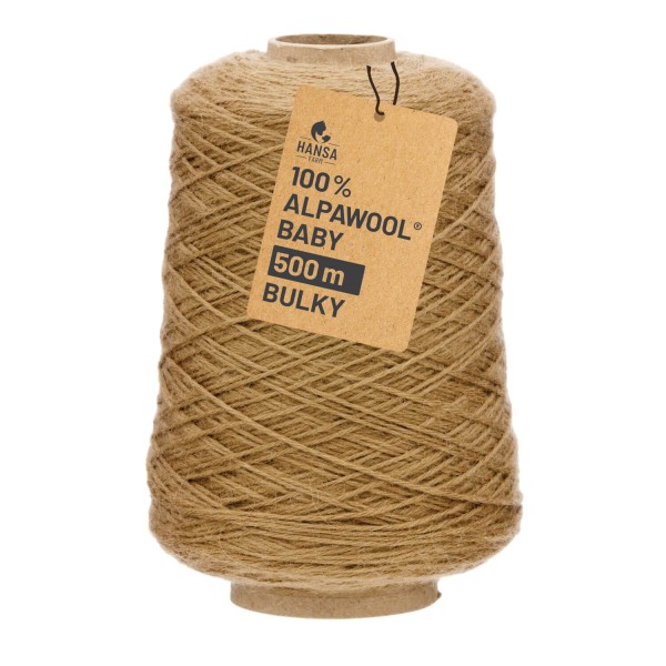 Alpawool® Baby 50 Bulky NFA03 - 500g Alpakawolle Kone Cappuccino