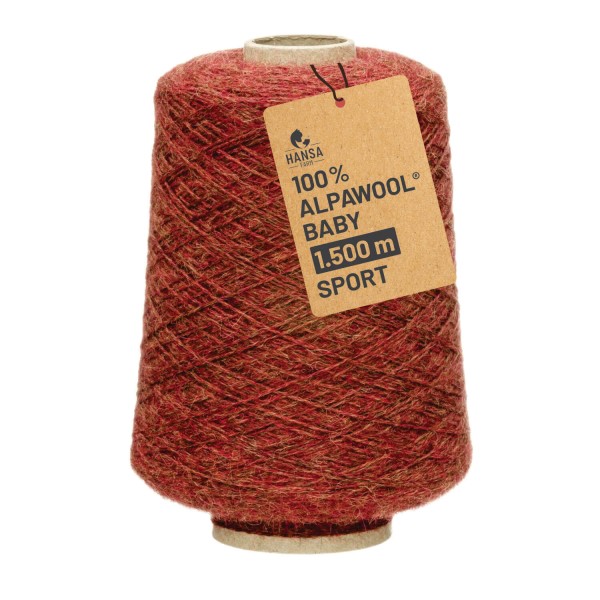 Alpawool® Baby 150 Sport HF158 - 500g Alpakawolle Kone Herbstlaub Melange