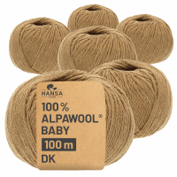 300g Baby Alpakawolle DK Cappuccino (NFA03)